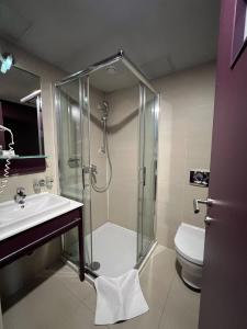 Koupelna v ubytování Szent Gellért Hotel