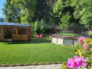 Zahrada ubytování Casa Turta Dulce