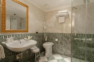 Koupelna v ubytování Hotel Al Ponte Mocenigo