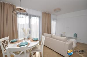 Posezení v ubytování Apartament na klifie - Łukęcin