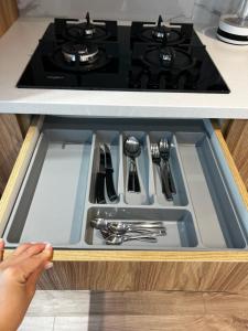 Η κουζίνα ή μικρή κουζίνα στο Basarab Residence +26 φωτογραφίες