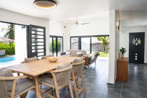 Posezení v ubytování Kaz Corail Villa exceptionnelle