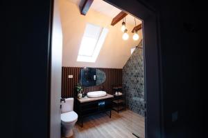 Ένα μπάνιο στο Panoramic Chalet Transalpina