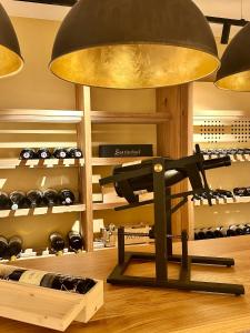 Posilňovňa alebo fitness centrum v ubytovaní Fräulein Leni Hotel