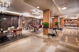 Restaurace v ubytování Landmark Creek Hotel and Wellness Plovdiv