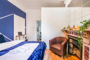 Postel nebo postele na pokoji v ubytování Cozy 1-bedroom Apartment in Southampton Centre