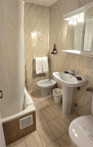 Koupelna v ubytování Hostal Prada