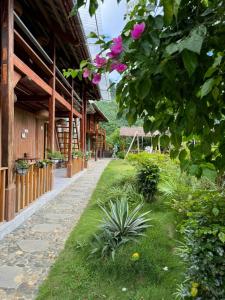 Κήπος έξω από το Nhà Của Bin - Bin's House (Xóm Bin, xã Pù Bin, huyện Mai Châu, Hòa Bình)