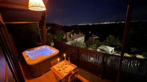 Balkón nebo terasa v ubytování Chalet, Jacuzzi, Vue Panoramique