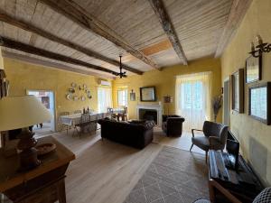 Posezení v ubytování Maison Simonpietri