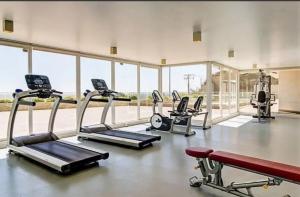 Fitness centrum a/nebo fitness zařízení v ubytování Concon Amazing Ocean View en primera linea