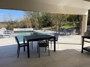 Bazén v ubytování Mas Béla Vinha, piscine chauffée, mer à 30 min nebo v jeho okolí