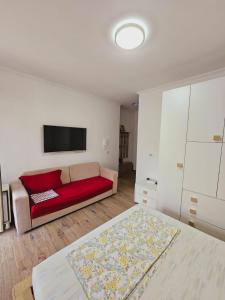 Postel nebo postele na pokoji v ubytování MiniCoco Apartment