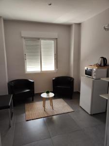 Kuchyň nebo kuchyňský kout v ubytování Hostal Jireh