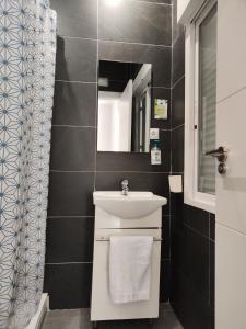 Koupelna v ubytování Hostal Jireh
