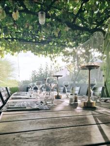 B&B Maison des Etoiles Chambre d'hôtes Adult Only外面的花园