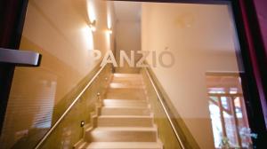 a flight of stairs in a building at M5 Autópálya Eurobus Panzió 140,km kisteleki lehajtó in Balástya