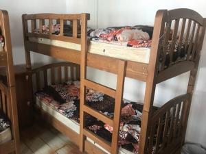 Palanda nebo palandy na pokoji v ubytování Backpackers Georgia