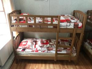 Postel nebo postele na pokoji v ubytování Backpackers Georgia