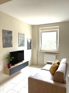 TV a/nebo společenská místnost v ubytování Casa Giulia