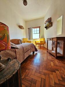 Posezení v ubytování Hostel Lumiar da Serra