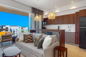 Η κουζίνα ή μικρή κουζίνα στο Departamento Maralma, Bucerías.
