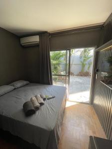 Postel nebo postele na pokoji v ubytování Flats SP Vila Olímpia