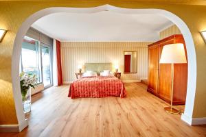 Postel nebo postele na pokoji v ubytování Cliff Hotel Rügen