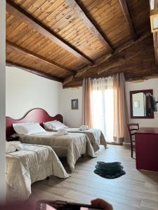 Postel nebo postele na pokoji v ubytování Is Cubas