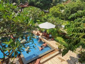 Garður fyrir utan Sala Noble Siem Reap