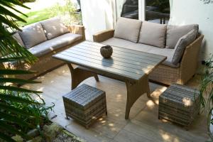 Posezení v ubytování Habitación oasis