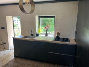 Kuchyň nebo kuchyňský kout v ubytování Habitación oasis