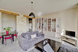Area soggiorno di Le Richelieu - Magnifique duplex avec une vue Incroyable