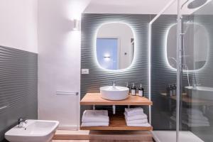 Koupelna v ubytování Diletti Rooms