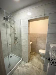 Koupelna v ubytování Ferienwohnung in Parknähe