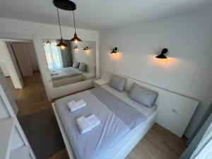 Postel nebo postele na pokoji v ubytování Villaant Adrasan