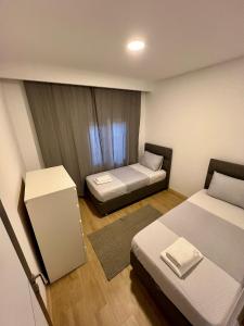 Postel nebo postele na pokoji v ubytování Villaant Adrasan
