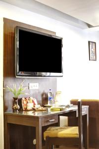 TV a/nebo společenská místnost v ubytování Hotel BB Palace (A Family Hotel)