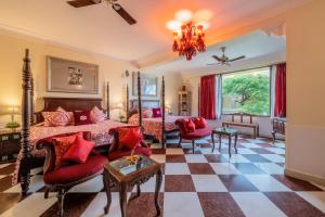 Zona de estar de Dera Rawatsar - Heritage Hotel