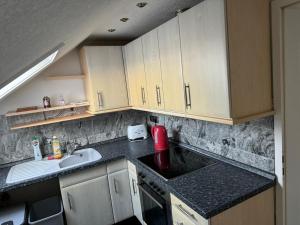 Kuchyň nebo kuchyňský kout v ubytování Heilbronn Ferienwohnung Komfort