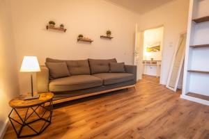 Χώρος καθιστικού στο Landhaus Apartment zwischen Steinhude und Deister