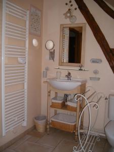 Phòng tắm tại Gite les Merlettes