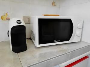 アヴォラにあるBORGO MARINARO casa vacanzaの電子レンジ