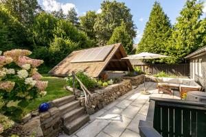 Κήπος έξω από το Ferienhaus an der alten Wassermühle