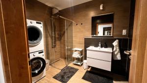 Kúpeľňa v ubytovaní Apartment Budweis 2kk České Budějovice