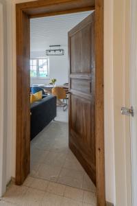 Postel nebo postele na pokoji v ubytování Gîte La Maison Jaune