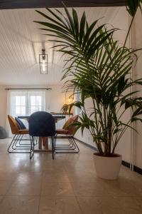 Posezení v ubytování Gîte La Maison Jaune