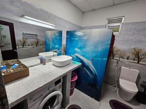 Et badeværelse på Hope Holiday Resort