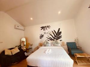 Tree nara garden houes kohlarn客房内的一张或多张床位
