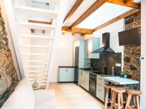 Køkken eller tekøkken på Casa del Puerto